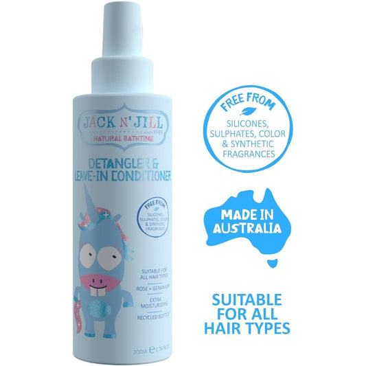 Jack N'Jill Natural bathtime Detangle and Leave-In conditioner - Medaid - Lebanon