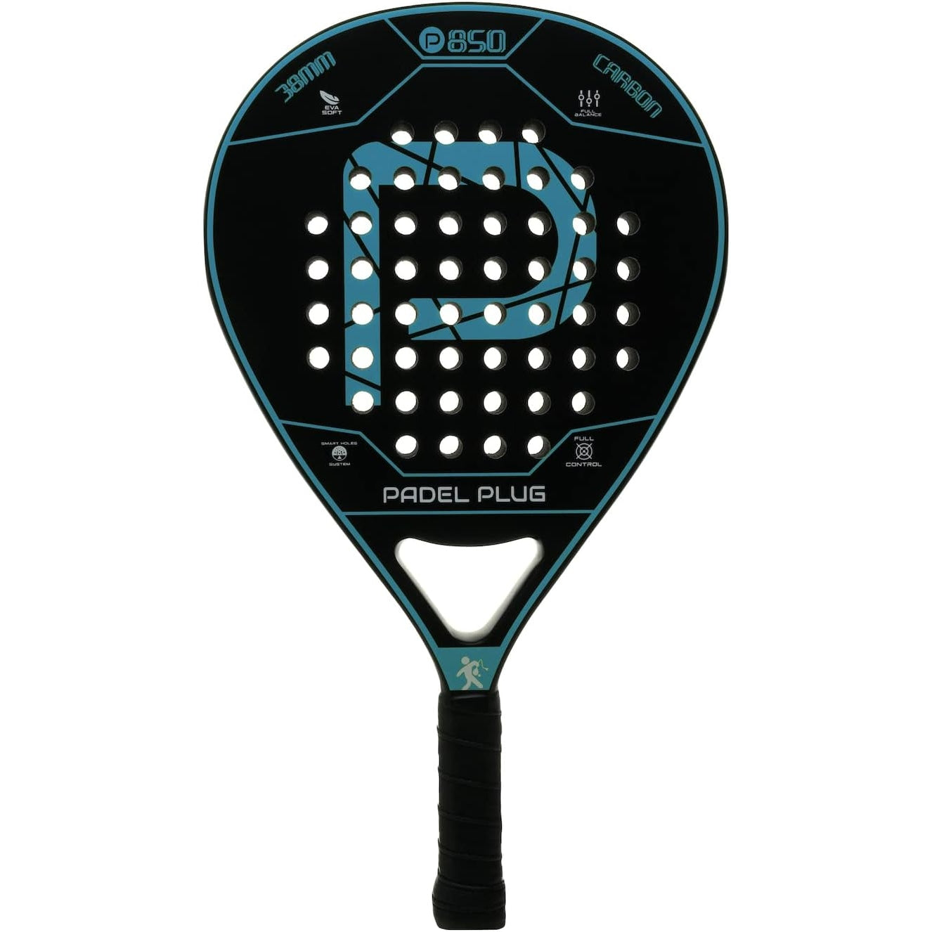 PADEL RACKET P850 Paddle Racket Carbon Fiber Light EVA Core Memory Foam Paddle Tennis Racquet - Medaid