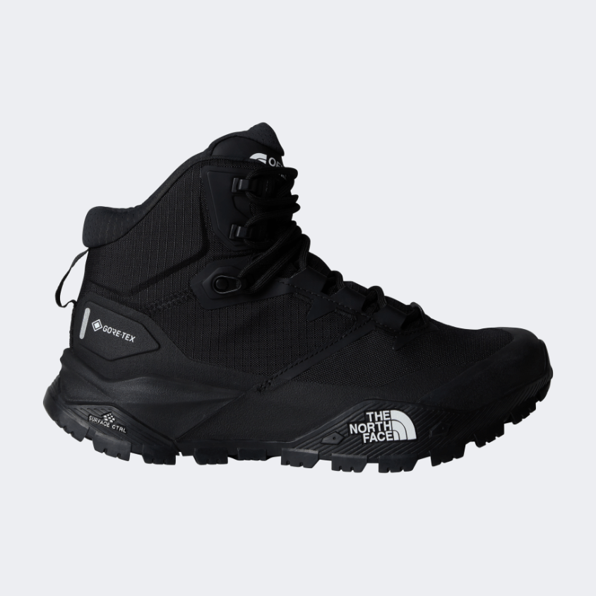 The North Face Offtrail Hike Mid Goretex Women Hiking Shoes Black/White - Medaid
