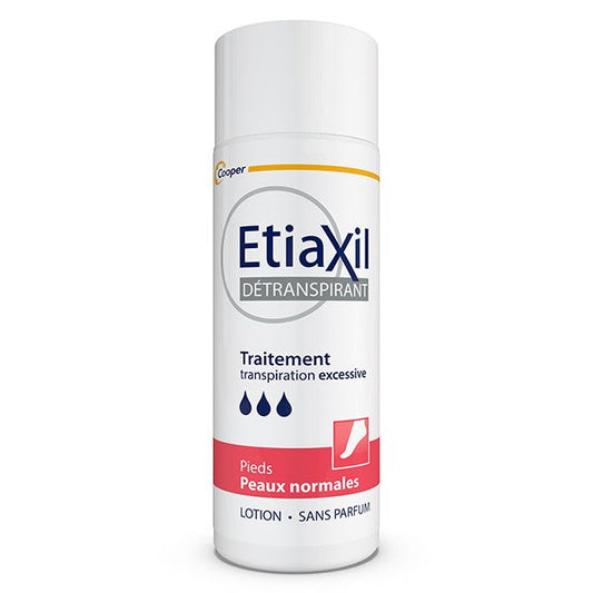 Etiaxil Normal Skin Foot Detranspirant Lotion  Treatment 100ml - Medaid