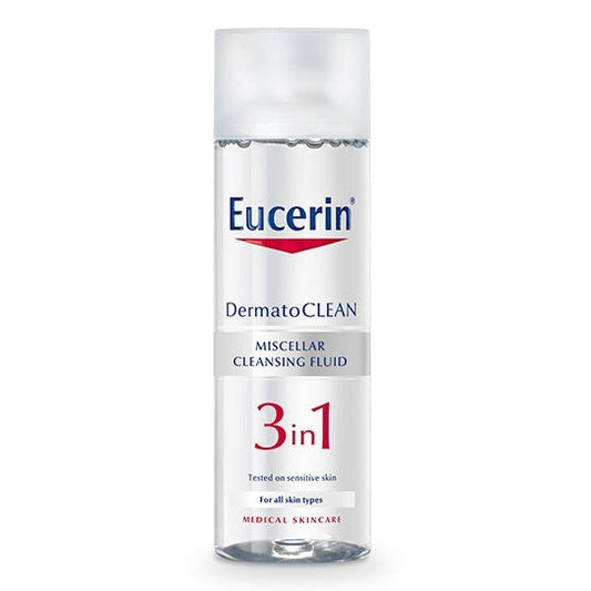 Eucerin DermatoClean 3 in 1 Micellar Cleansing Fluid - Medaid - Lebanon