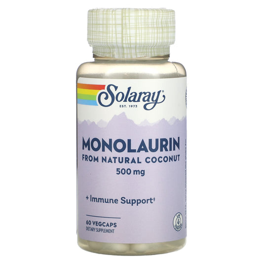 Solaray, Monolaurin, 500 mg, 60 VegCaps - Medaid