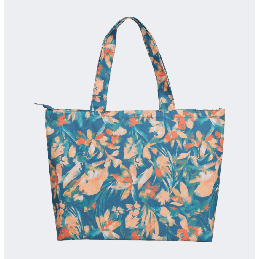 Oneill Coastal Print Tote Women Beach Bag Blue - Medaid International