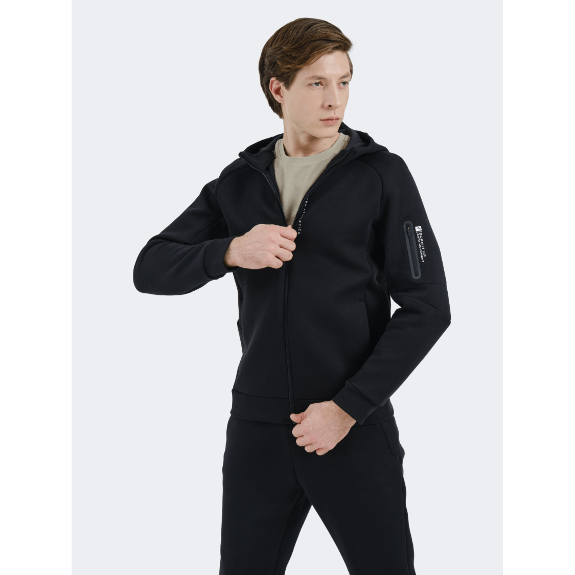 Anta Knit Men Training Track Top Black - Medaid International