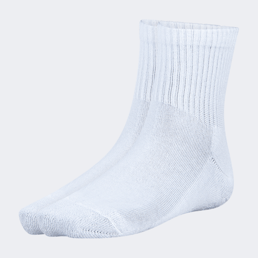 Top Ten Soft Unisex Lifestyle Socks White - Medaid
