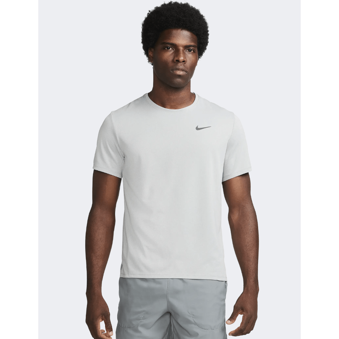 Nike Miler Men Running T-Shirt Grey - Medaid