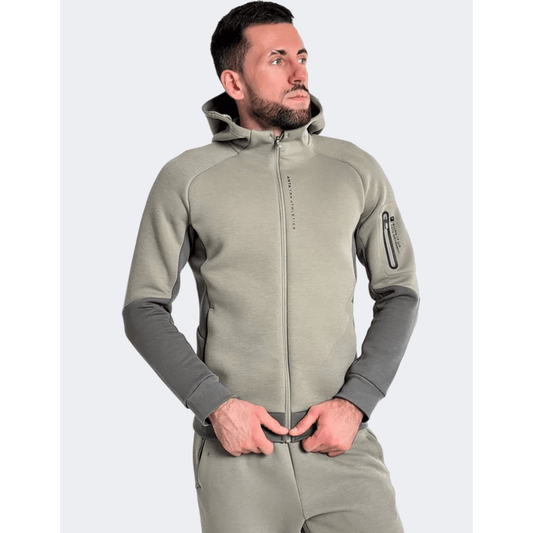 Anta Knit Men Training Track Top Bean Green - Medaid International