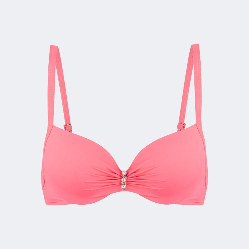 Top Ten Stylish Women Beach Bandeau Bra Coral - Medaid International