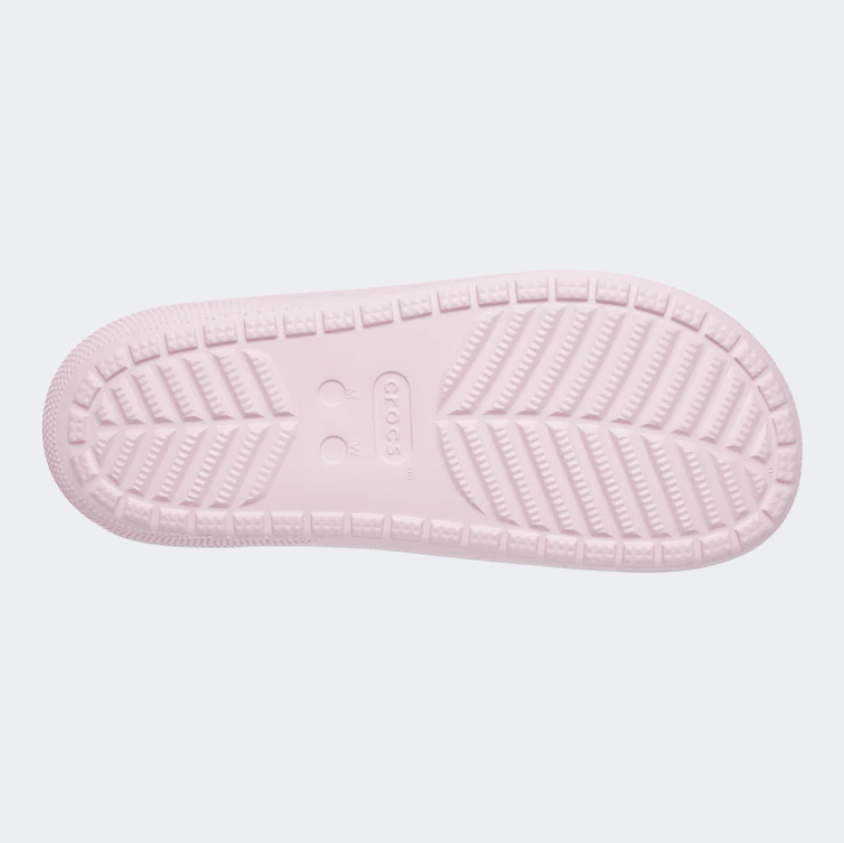 Crocs Classic Floral Cut Out Unisex Lifestyle Slippers Pink Milk - Medaid
