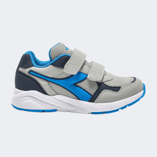 Diadora Falcon 5 Jr V Ps-Boys Running Shoes Silver/Blue - Medaid International