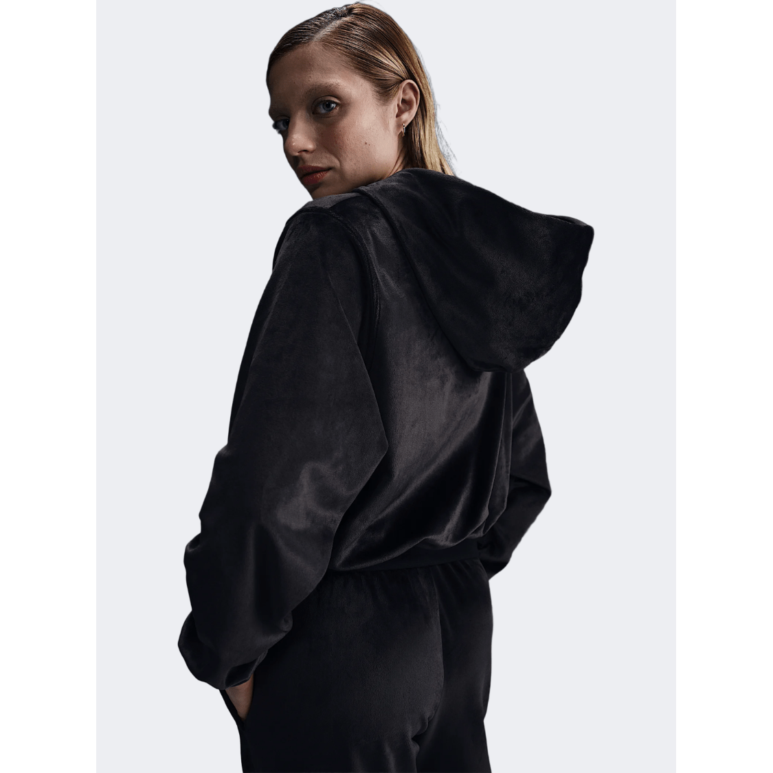 Nike Sportswear Chill Knit Women Lifestyle Hoody Black - Medaid