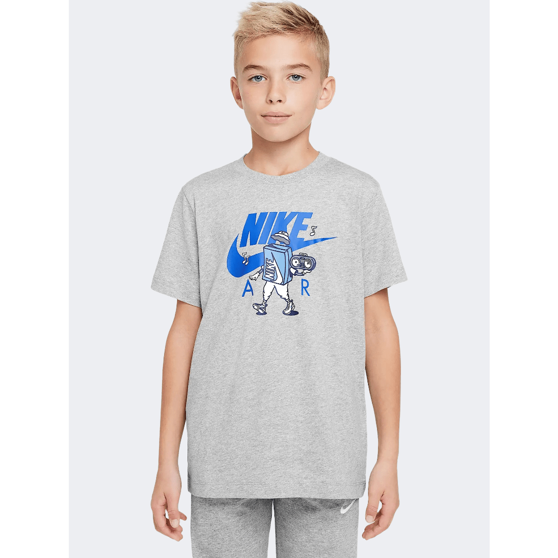 Nike Sportswear Boys Lifestyle T-Shirt Dark Grey - Medaid