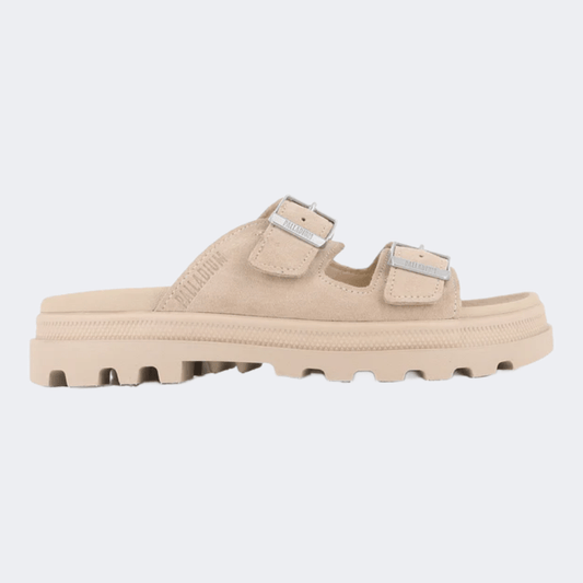 Palladium Dunelite Riviera Sde Women Lifestyle Slippers Warm Sand - Medaid