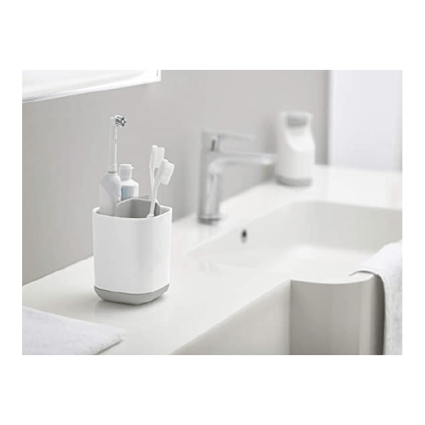 Joseph Joseph Slim toothbrush holder with 3 storage compartments - Medaid