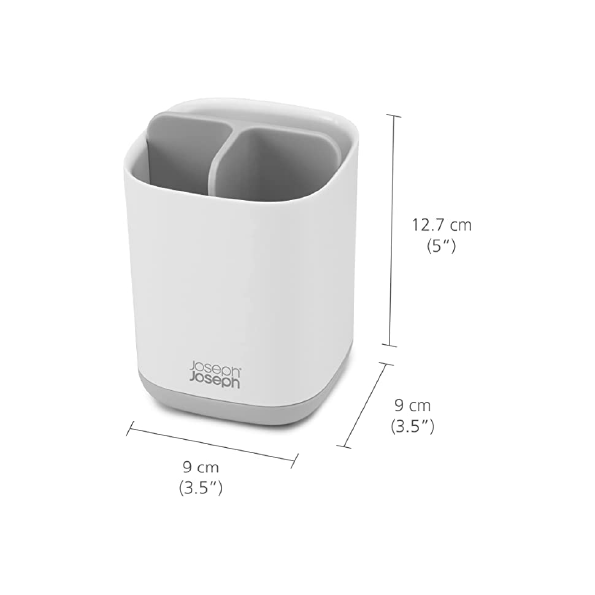 Joseph Joseph Slim toothbrush holder with 3 storage compartments - Medaid