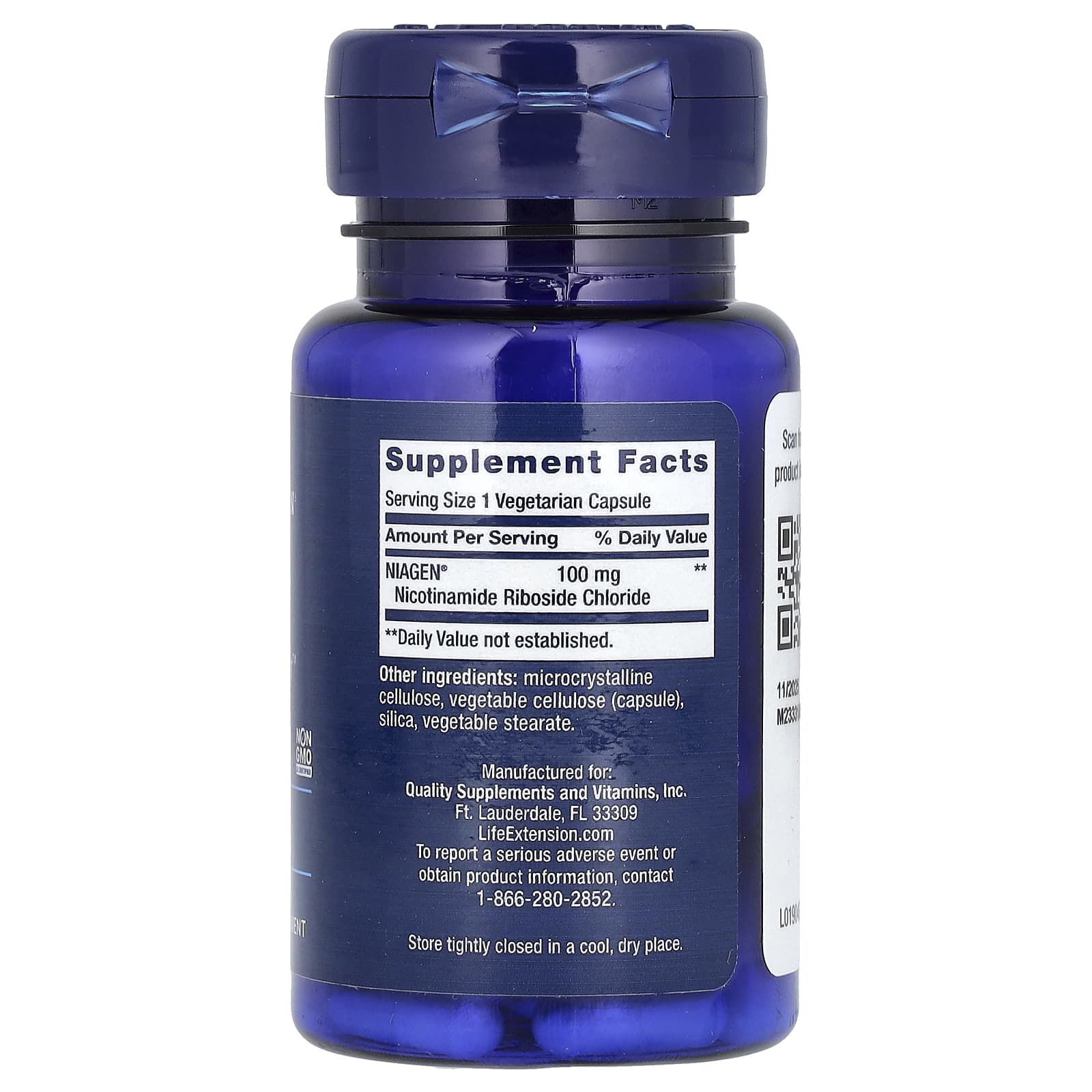 Life Extension, NAD+ Cell Regenerator, 100 mg, 30 Vegetarian Capsules - Medaid