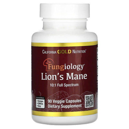 California Gold Nutrition, Lion's Mane, 90 PlantCaps - Medaid