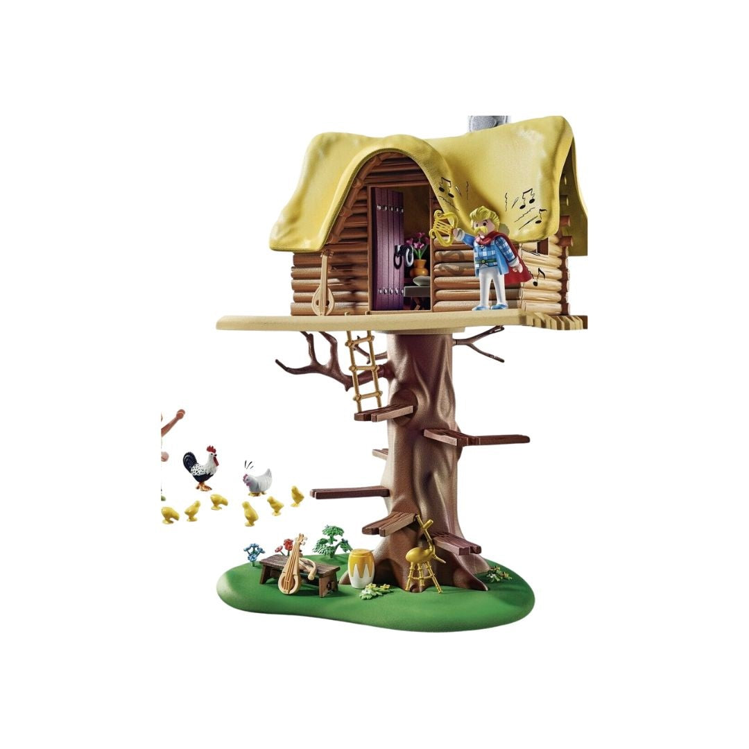 Playmobil Asterix Cacofonix With Tree House - Medaid International