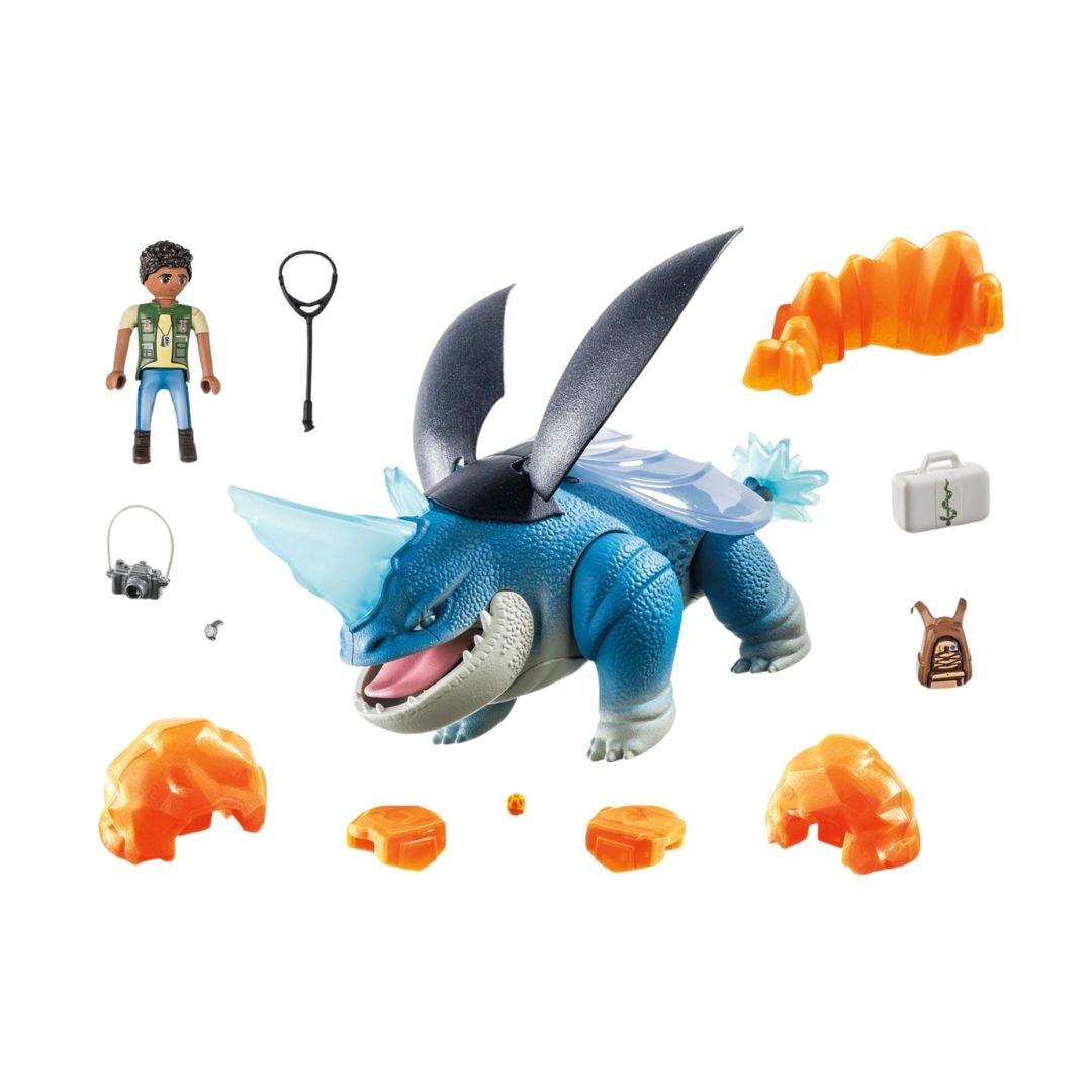 Playmobil Angelo & His Dragon Plowhorn - Medaid International