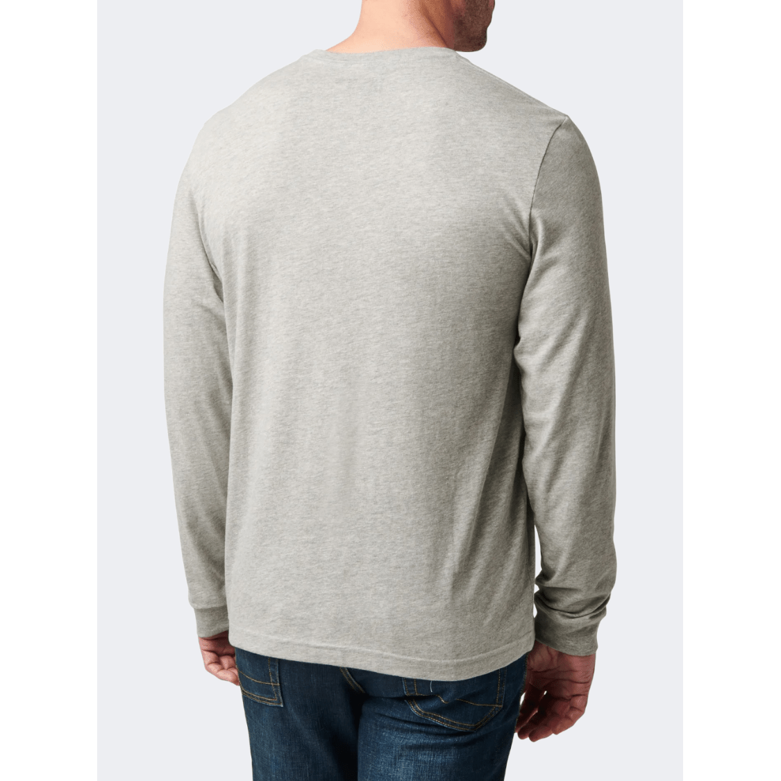 5-11 Camo Logo Men Tactical Long Sleeve Grey - Medaid