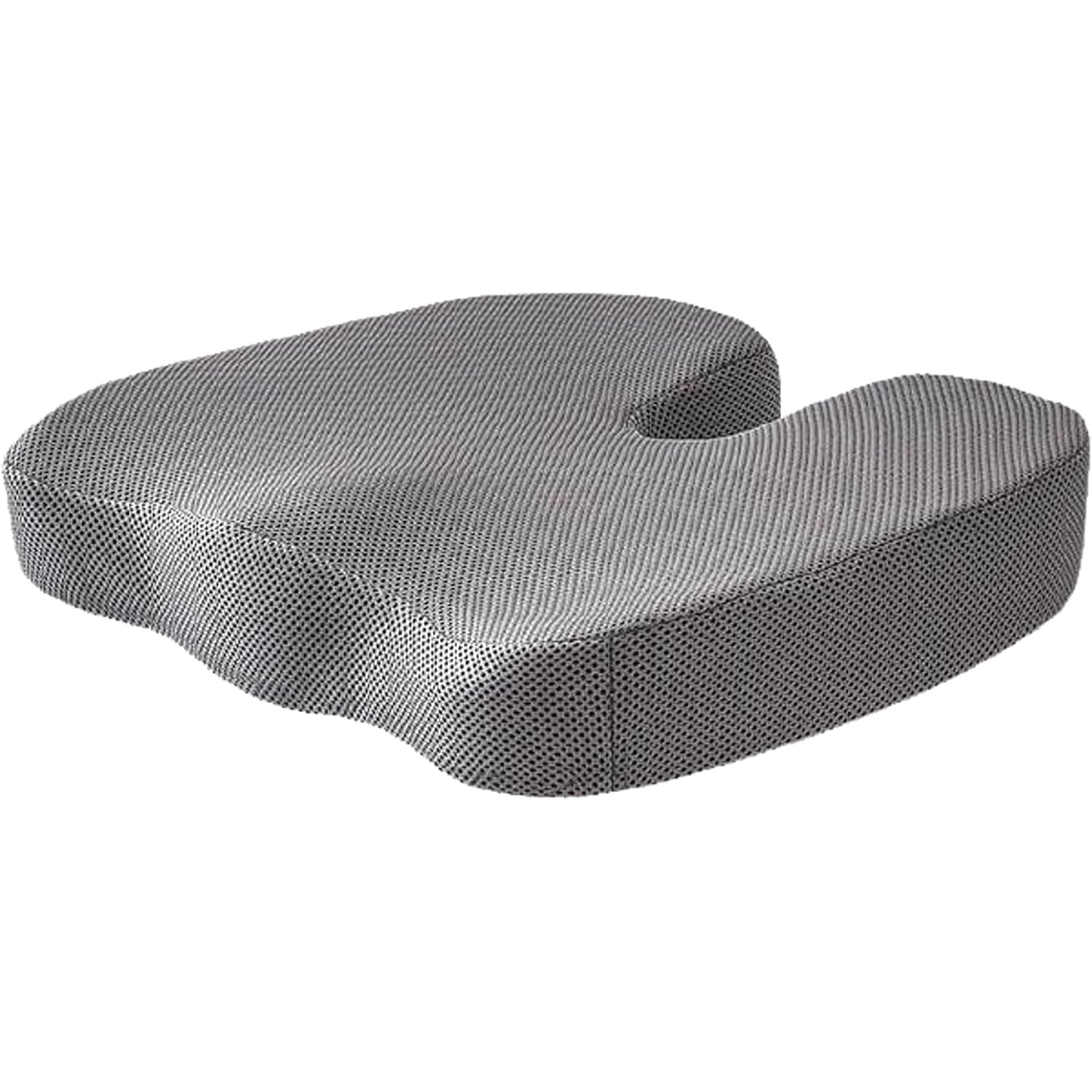 Memory Foam Orthotic Pillow Beautiful Buttock Pad Hemorrhoid Pad U-Shaped Slow Rebound Cushion - Gray - Medaid