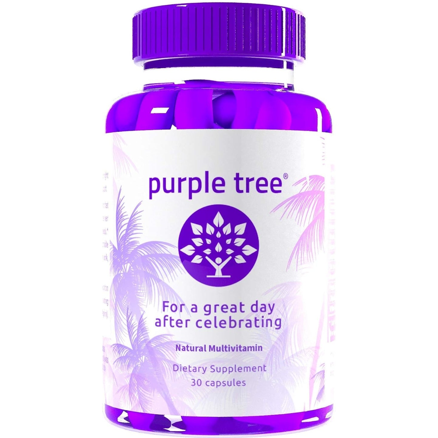 purple tree Post-Celebration Wellness | Liver Support, Body Replenisher, Rapid Hydration | Dihydromyricetin DHM, Milk Thistle, Electrolytes, Vitamin B, Willow Bark, Quercetin (90 Pills) - Medaid