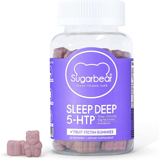 Sugarbear - Sleep Deep 5‑HTP Vitamin Gummies | 60 Gummies - Medaid