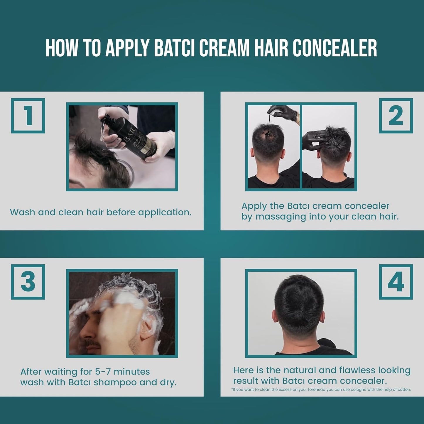 Batçı Hair Concealer Volumizer Liquid Cream 30 ml [Imported] - Medaid