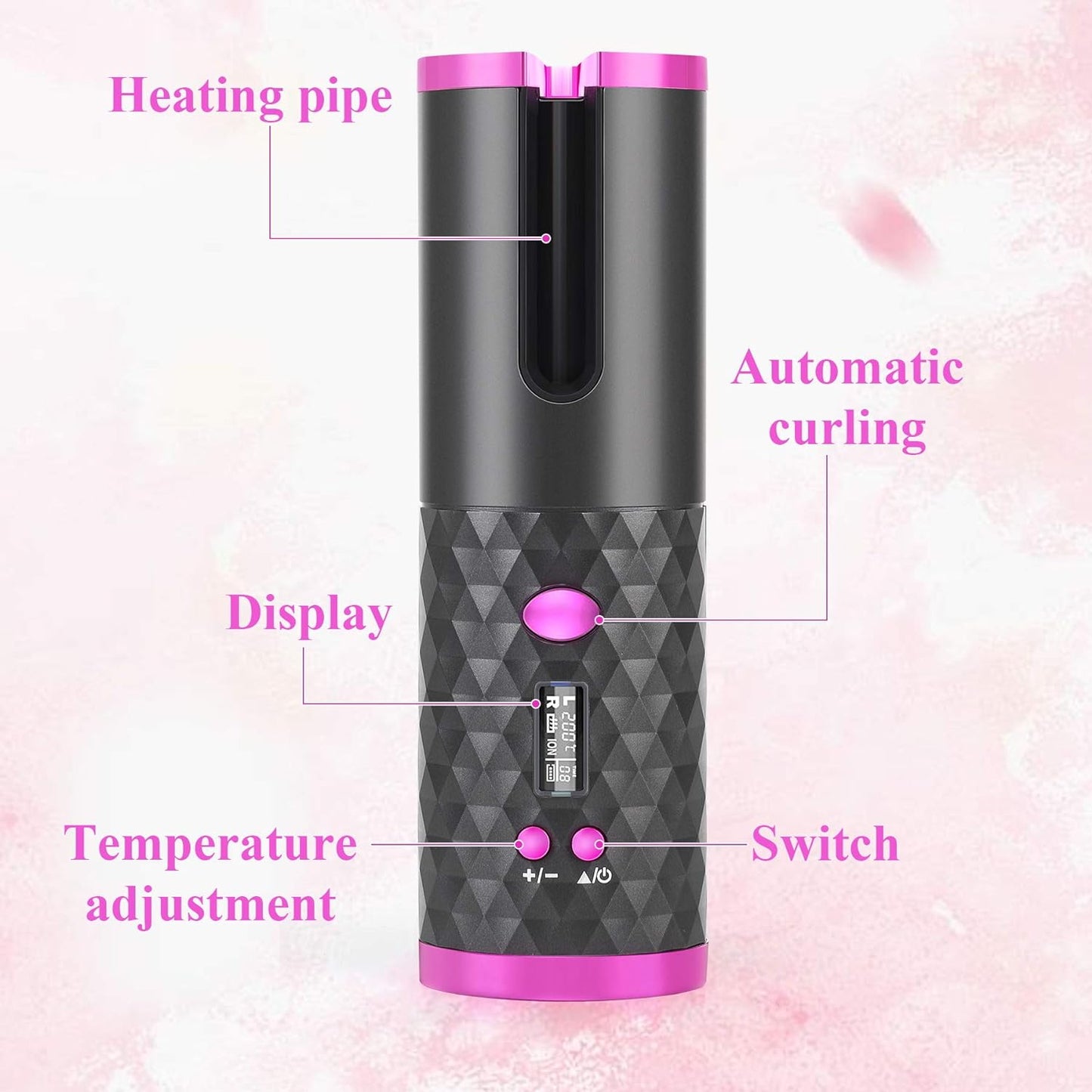 Wireless Auto hair curler - Medaid
