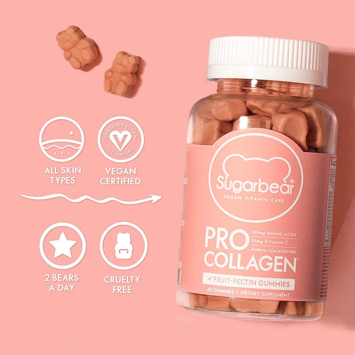 Sugarbear - ProCollagen Vitamin Gummies | 60 Gummies - Medaid