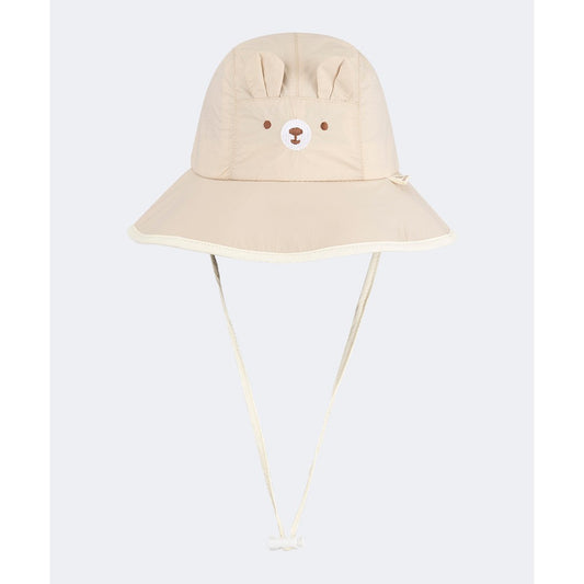 Oil And Gaz Stylish Kids Beach Bucket Hat Beige - Medaid