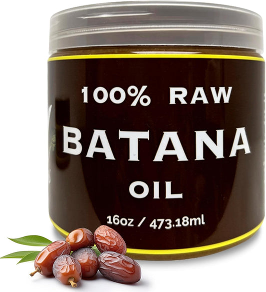 RA Cosmetics Hair Oil, 100% Natural Unrefined Batana for Healthy Hair, 16 oz, Nourishing Moisturizer for Damaged Hair Repair, Strengthening and Nourishing Hair Conditioner - Medaid