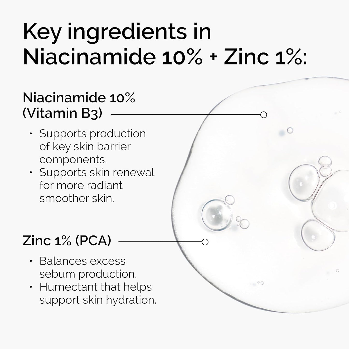 The Ordinary Niacinamide 10% + Zinc 1%, Smoothing Serum for Blemish-Prone Skin - 30ml - Medaid