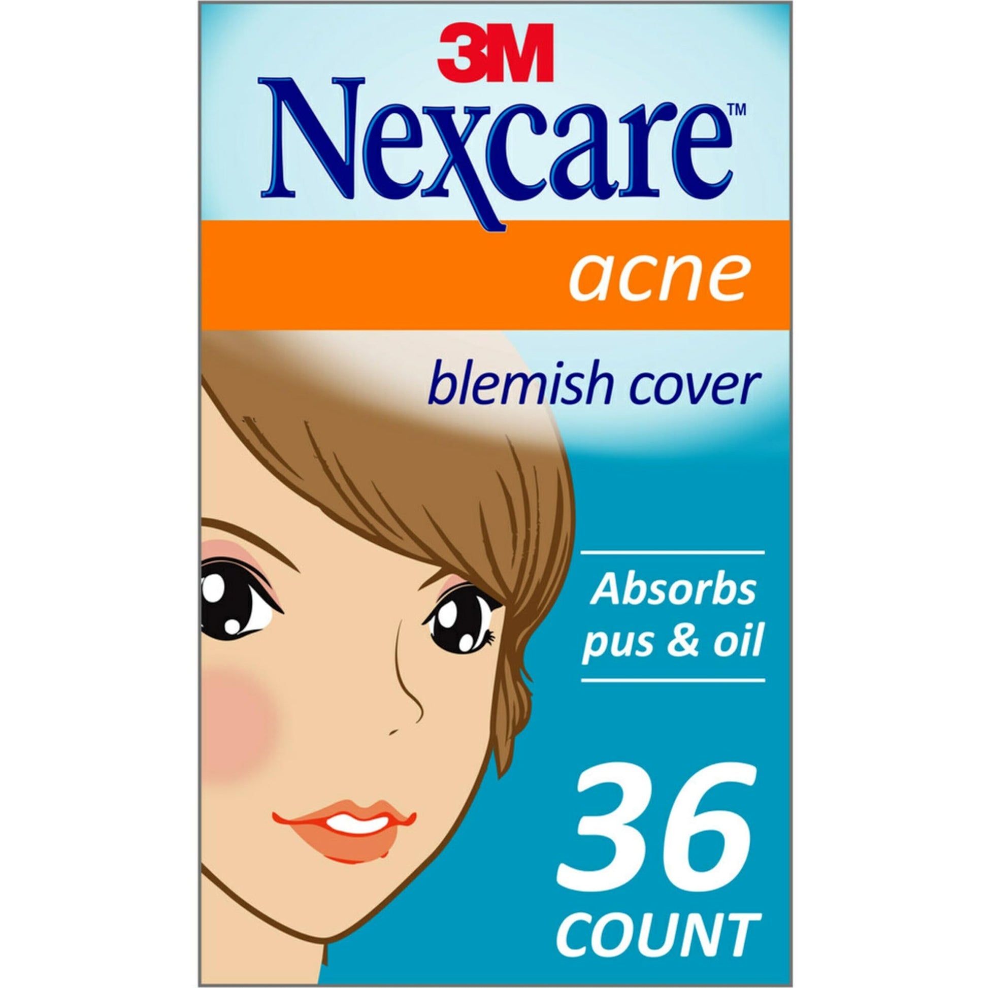 Nexcare Acne Cover for Clogged Pores - 36 Acne Covers - Medaid