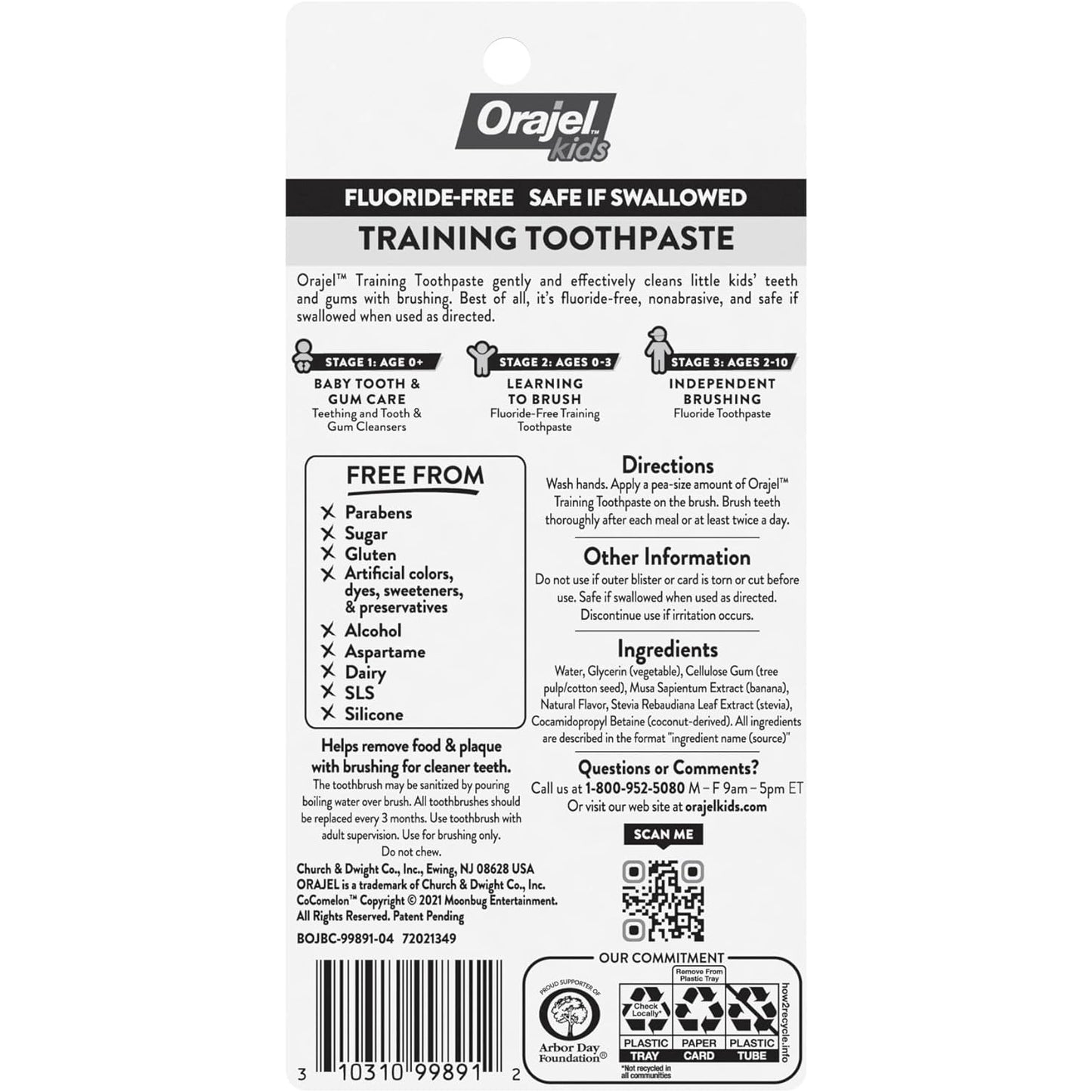 Orajel CoComelon Toddler Training Pack with 1.0oz Paste and Manual Brush - Medaid