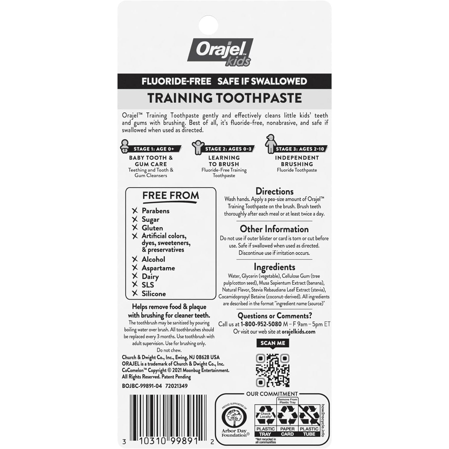 Orajel CoComelon Toddler Training Pack with 1.0oz Paste and Manual Brush - Medaid