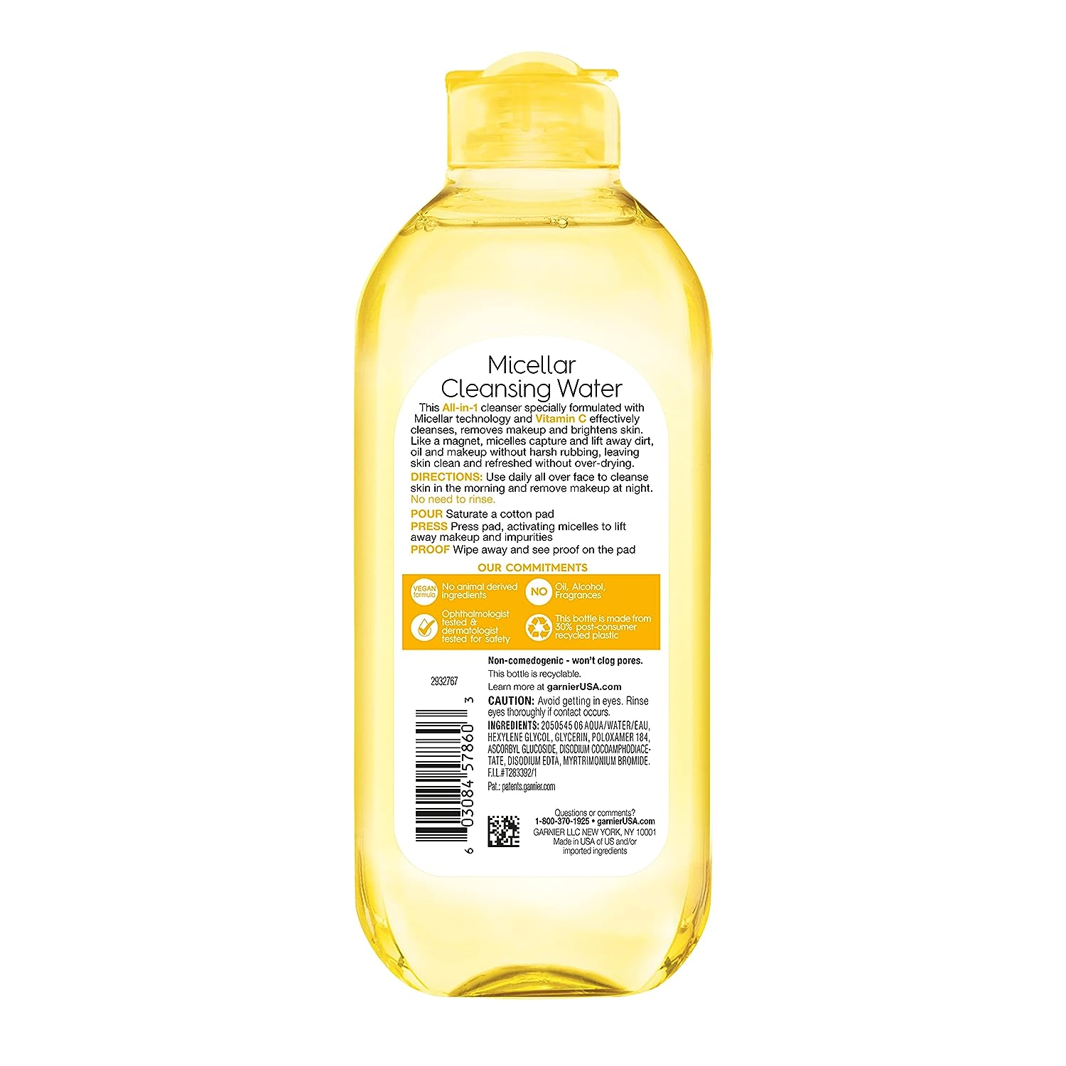 Garnier Micellar Brightening Cleansing Water with Vitamin C - Medaid - Lebanon