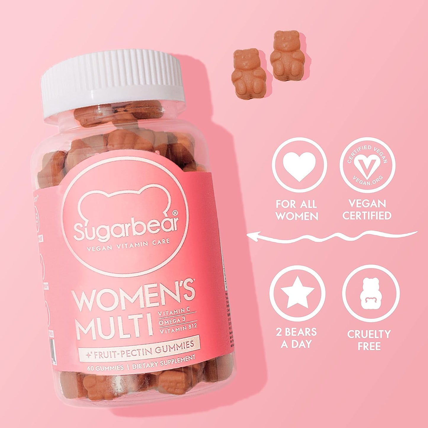 Sugarbear - Women's MultiVitamin Gummies | 1 Month - Medaid