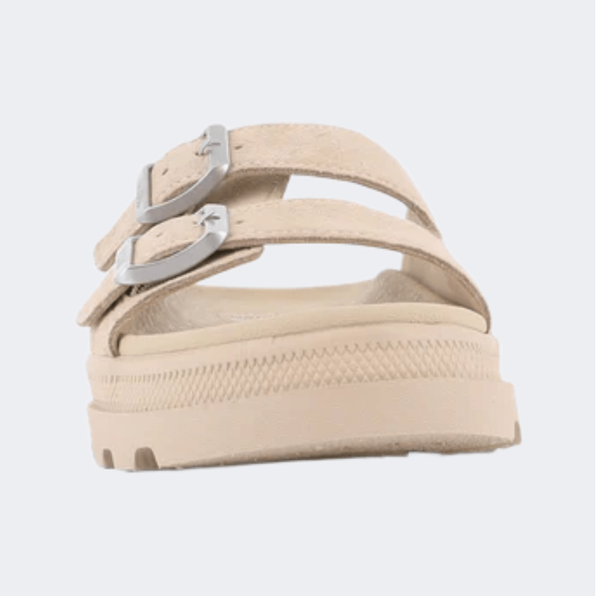 Palladium Dunelite Riviera Sde Women Lifestyle Slippers Warm Sand - Medaid