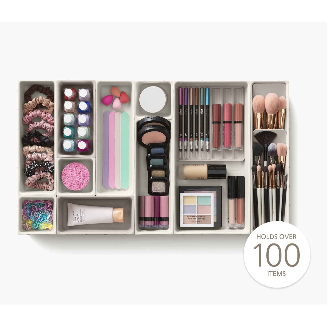 Joseph Joseph Viva 12-piece Makeup Drawer Organiser Set - Medaid