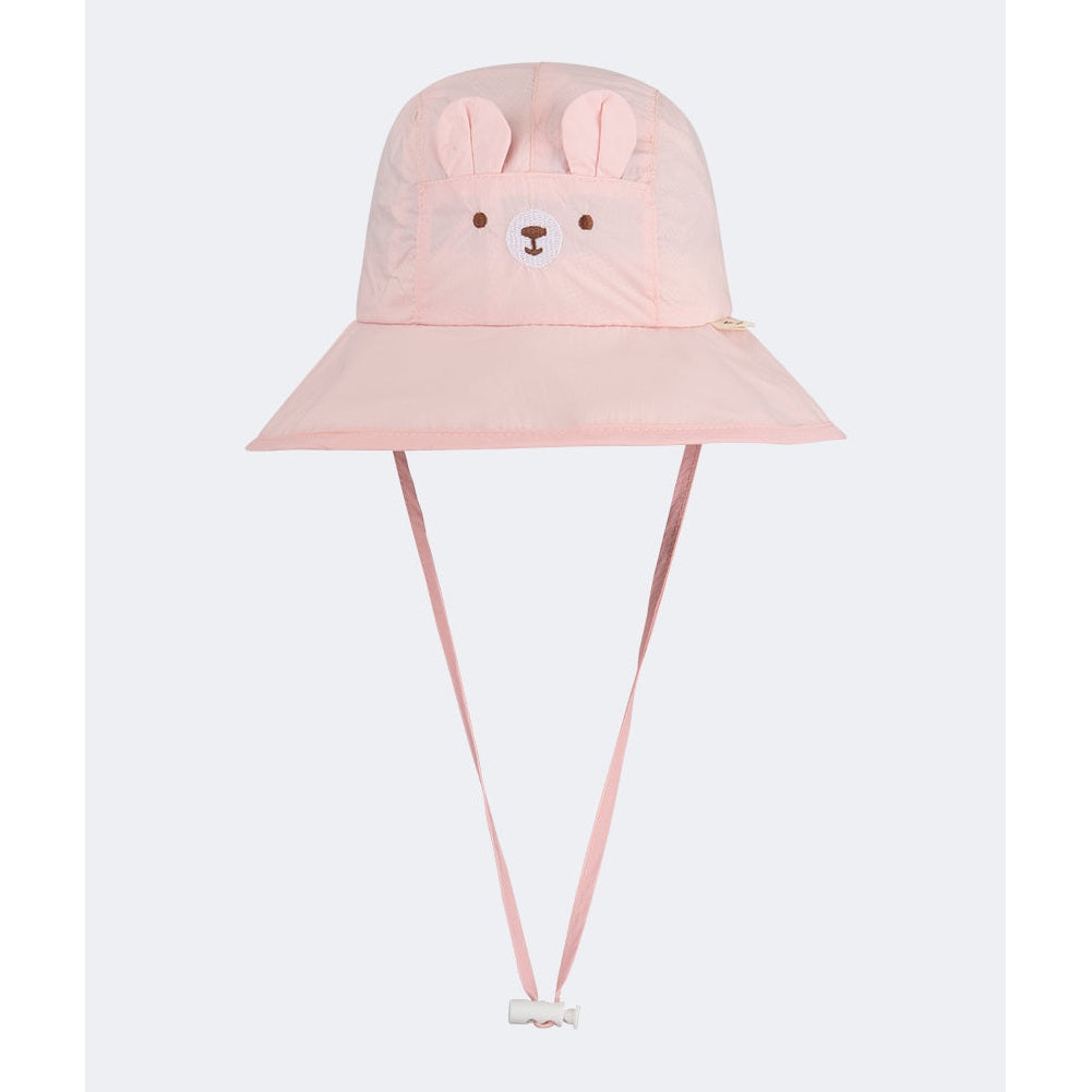 Oil And Gaz Stylish Kids-Girls Beach Bucket Hat Pink - Medaid