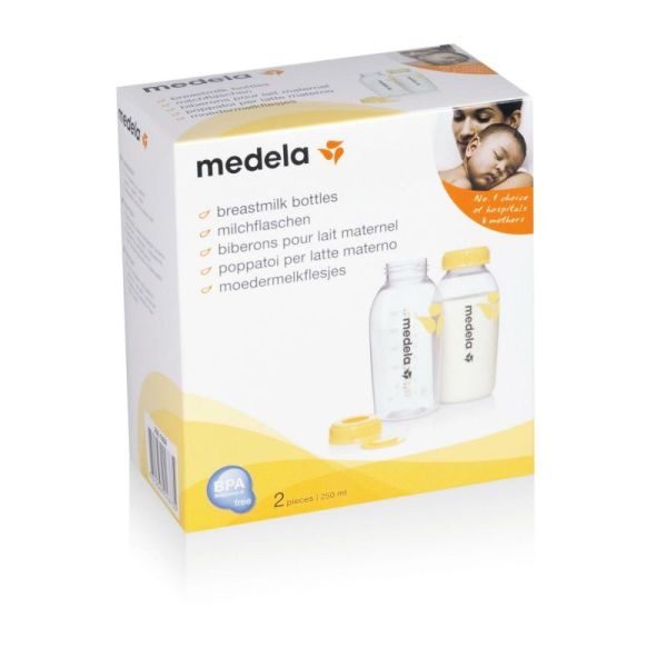 Breast Milk Bottles 250ml - 2 Pieces - Medaid International