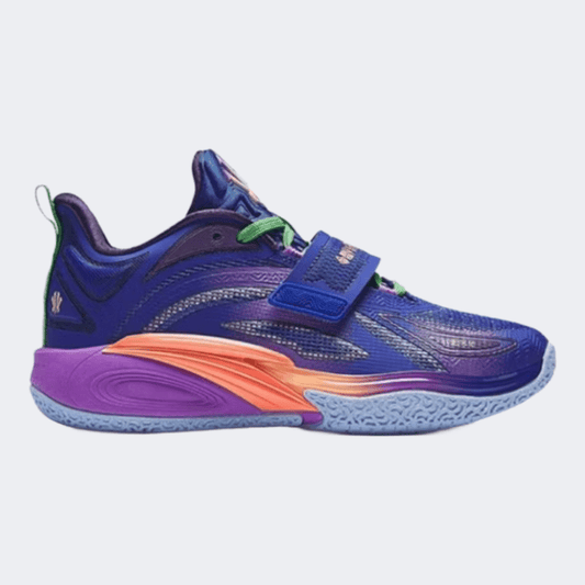 Anta Kai Kids-Unisex Basketball Shoes Blue/Purple/Orange - Medaid International