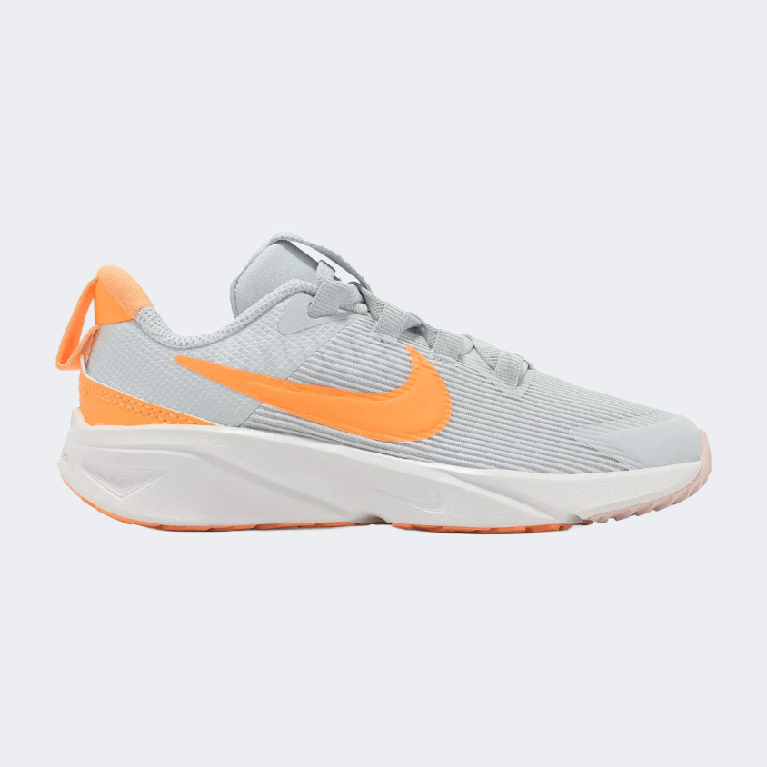 Nike Star Runner 4 Ps-Girls Running Shoes Grey/Peach Cream - Medaid