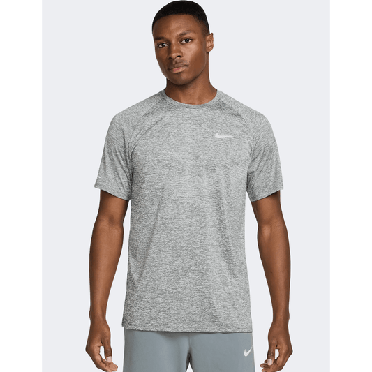 Nike Stride Adv Men Running T-Shirt Smoke Grey/Heather - Medaid