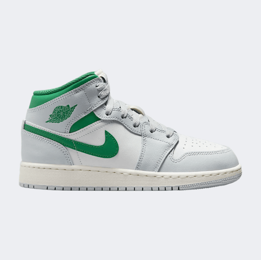 Nike Air Jordan 1 Mid Gs-Boys Lifestyle Shoes Summit White - Medaid