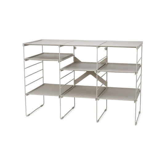Joseph Joseph Level™ Plus Large Adjustable Ecru Shoe Rack - Medaid