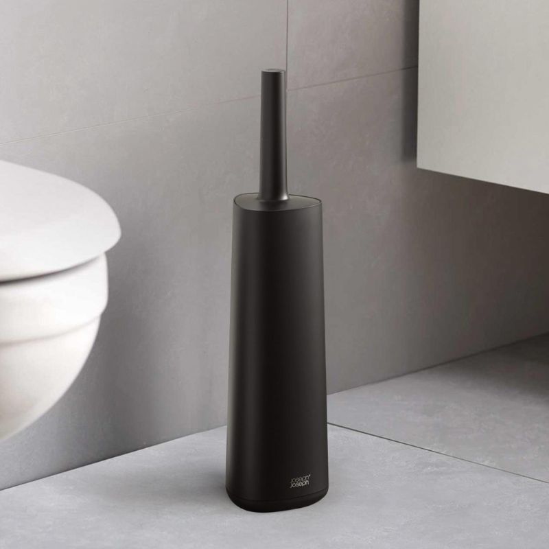 Joseph Joseph Flex™ 360 Matt Black Toilet Brush - Medaid
