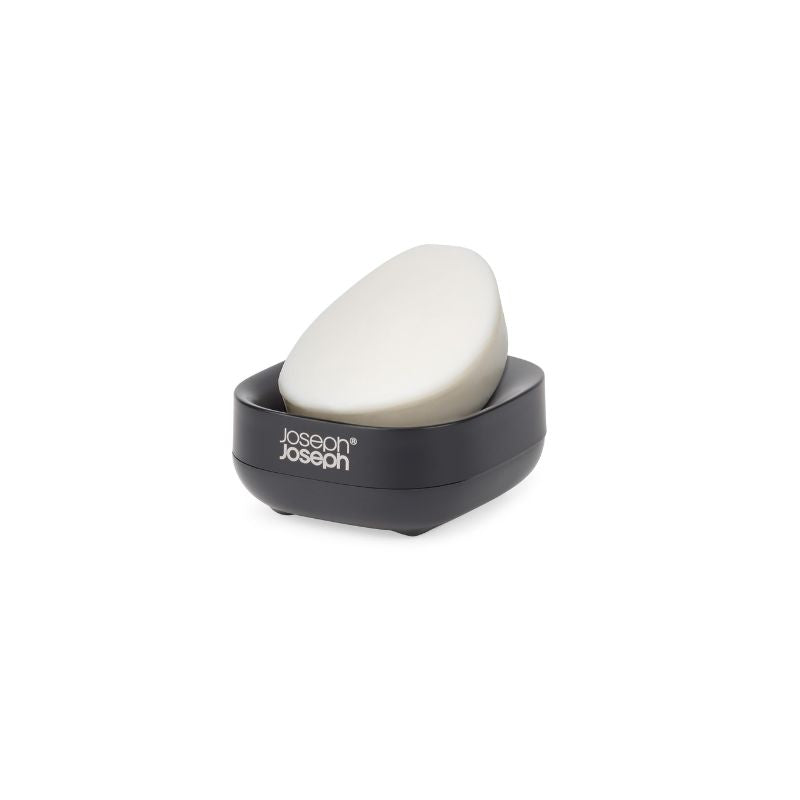 Joseph Joseph Slim™ Compact Matt Black Soap Dish - Medaid
