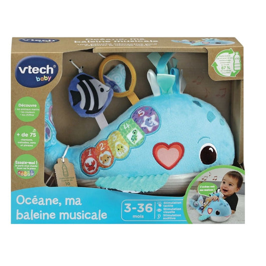 Vtech Baby Océane Ma Baleine Musical Plush - Medaid International